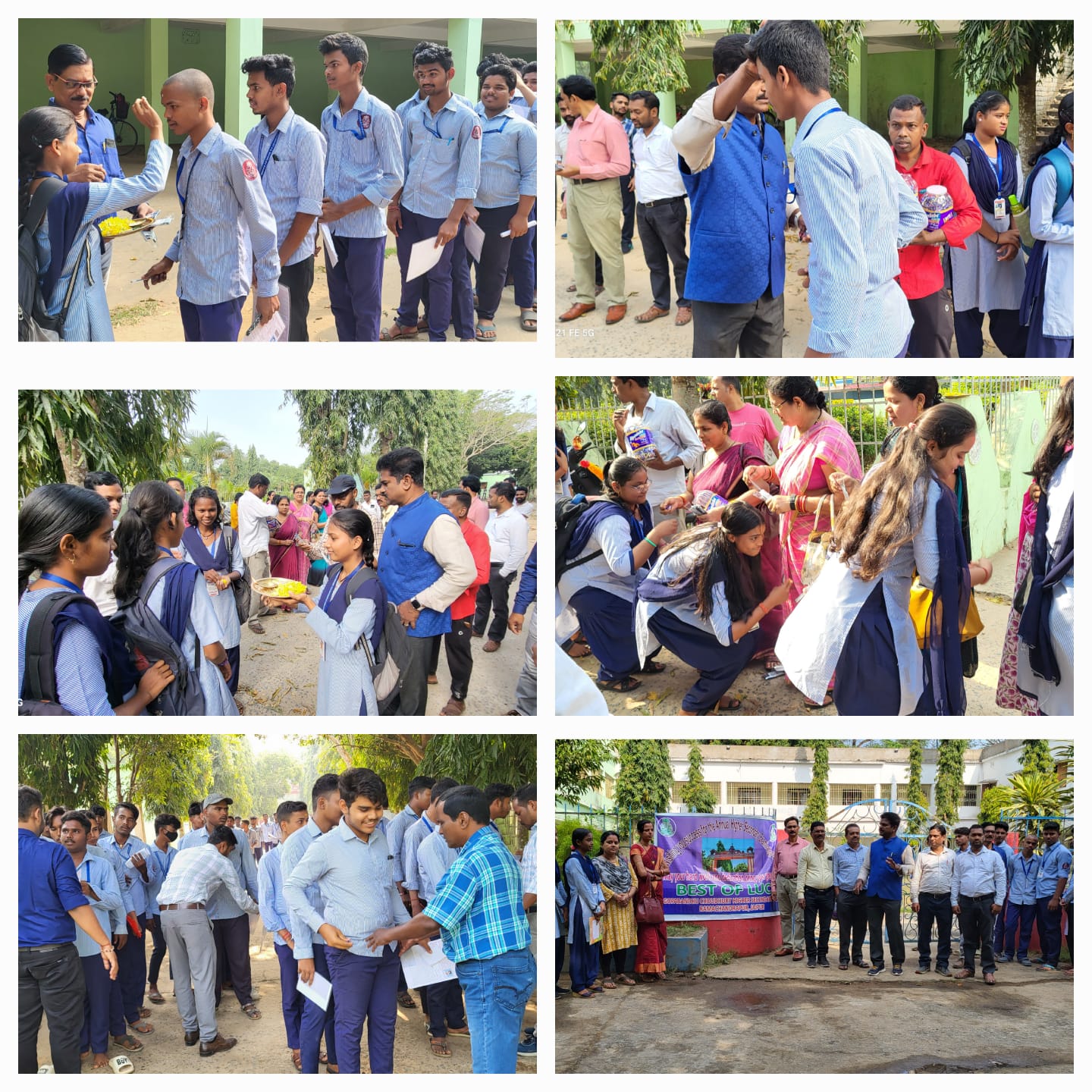 Glimpses of Wishing All the Best for Annual Exam to our +2 Final year students