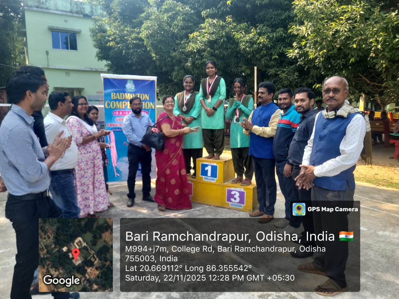 Winners of Badminton Competition